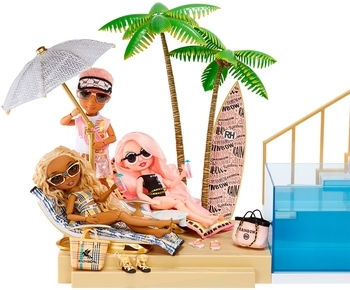 Ігровий набір для ляльок Rainbow High Pacific Coast - Вечірка біля басейну - Pampik - 8