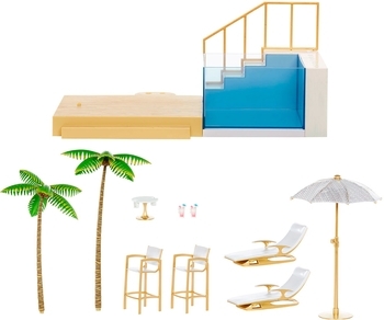 Ігровий набір для ляльок Rainbow High Pacific Coast - Вечірка біля басейну - Pampik - 3