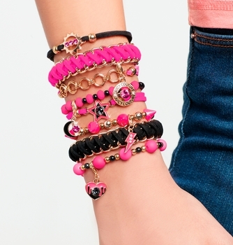 Мега-набор для создания шарм-браслетов Make it Real Хрустальное сияние с кристаллами Swarovski (MR4480) - Pampik - 2