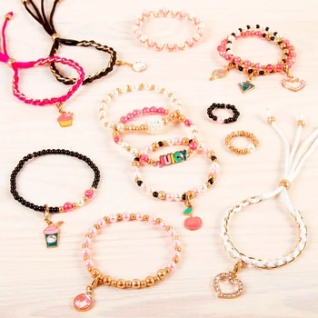 Мега-набор для создания шарм-браслетов Make it Real Juicy Couture Розовая мечта (MR4481) - Pampik - 3