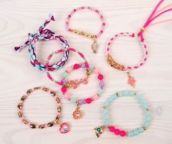 Мега-набор для создания шарм-браслетов Make it Real Хрустальное сияние с кристаллами Swarovski (MR4480) - Pampik - 3