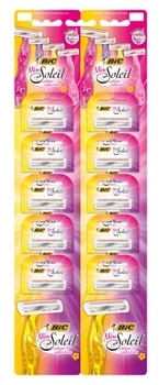 Набір бритв без змінних картриджів BIC Miss Soleil Colour Collection, 10 шт. (3086123399464) - Pampik