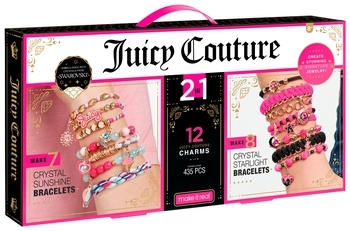 Мега-набор для создания шарм-браслетов Make it Real Хрустальное сияние с кристаллами Swarovski (MR4480) - Pampik