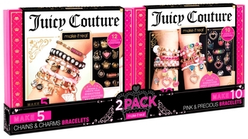 Мега-набор для создания шарм-браслетов Make it Real Juicy Couture Розовая мечта (MR4481) - Pampik