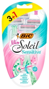 Станок одноразовий BIC Miss Soleil, 3+1 шт. (3086123534605) - Pampik