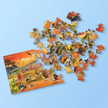 Мега-пазл Melissa&Doug Сафарі, 100 ел. (MD12873) - Pampik - 5