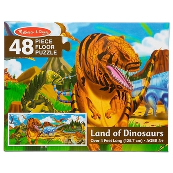 Мега-пазл Melissa&Doug Страна динозавров, 48 эл. (MD10442) - Pampik