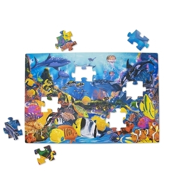 Мега-пазл Melissa&Doug Підводний світ, 48 ел. (MD10427) - Pampik - 4