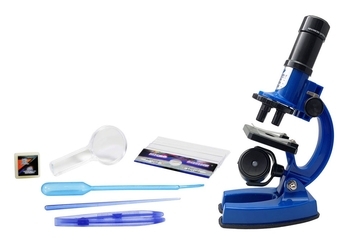 Мікроскоп Eastcolight з аксесуарами збільшення до 450 разів, синій (ES21371) - Pampik