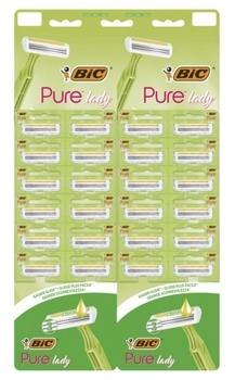Набір бритв BIC Pure 3 Lady, 24 шт. (3086126727417) - Pampik