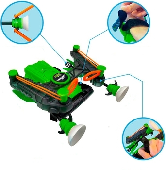 Іграшкова цибуля на зап'ястя Zing Air Storm Wrist bow, зелена - Pampik - 5