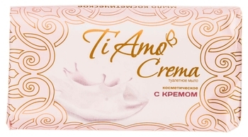 Косметичне мило тверде Ti Amo Crema з кремом, 140 г - Pampik