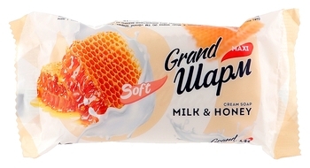 Мило туалетне Grand Шарм Maxi Молоко та мед, 125 г - Pampik