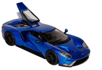 Автомодель Bburago Ford Gt, 1:32, синий - Pampik - 4