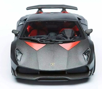 Автомодель Bburago Lamborghini Sesto Elemento, 1:24, серый металлик - Pampik - 8