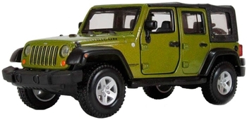 Автомодель Bburago Jeep Wrangler Unlimited Rubicon, 1:32, в асортименті - Pampik - 2