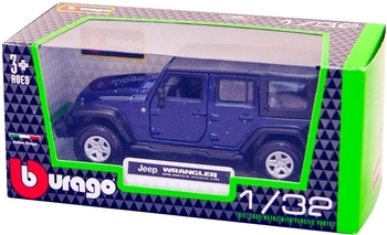 Автомодель Bburago Jeep Wrangler Unlimited Rubicon, 1:32, в асортименті - Pampik - 6