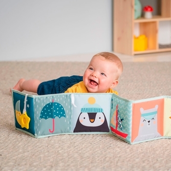 Розвиваюча книжка-розкладачка Taf Toys Полярне сяйво - Веселі пригоди - Pampik - 5