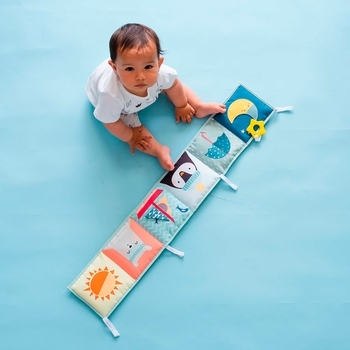 Розвиваюча книжка-розкладачка Taf Toys Полярне сяйво - Веселі пригоди - Pampik - 4