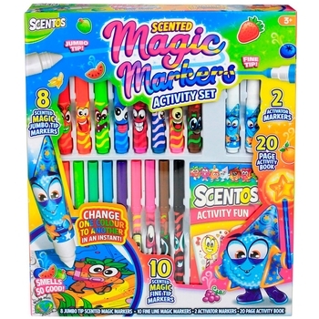 Ароматний набір для творчості Scentos Чарівні маркери - Pampik