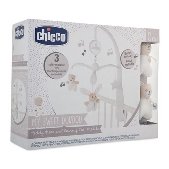 Механічний мобіль на ліжечко Chicco My Sweet Doudou (09714.00) - Pampik - 4