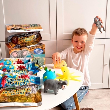 Іграшка-сюрприз #sbabam Стретч Повелители Екватора, в асортименті (93-CN-2020) - Pampik - 9