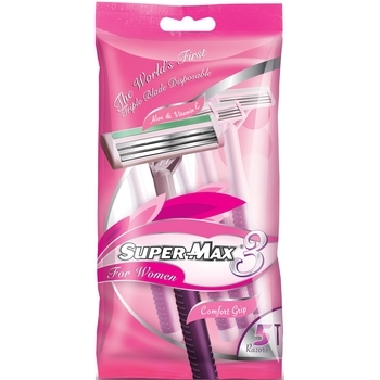 Станок жіночий одноразовий Super-Max 3 з ліброю, 3 леза - Pampik