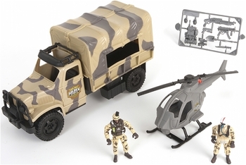 Ігровий набір Chap Mei Trooper Truck Солдати (545108) - Pampik - 3