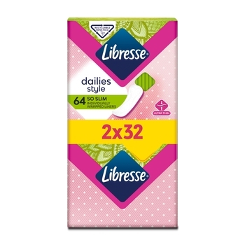 Прокладки щоденні Libresse Dailies Style Normal ультратонкі, 64 шт. - Pampik - 2