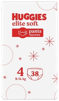 Підгузки-трусики Huggies Elite Soft Pants 4 (9-14 кг) Box, 76 шт. - Pampik - 3