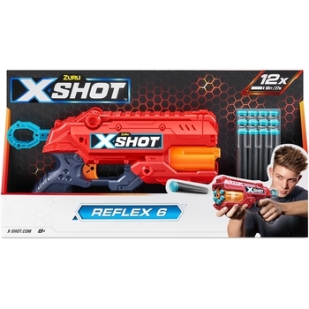 Скорострільний бластер Zuru X-Shot Red Excel Xcess TK-12 (36436R) - Pampik