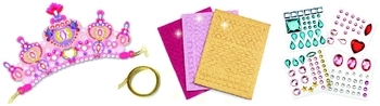 Набор украшений на голову Djeco Сделай сам Принцесса, с мозаикой (DJ07901) - Pampik - 3
