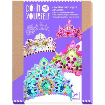Набор украшений на голову Djeco Сделай сам Принцесса, с мозаикой (DJ07901) - Pampik