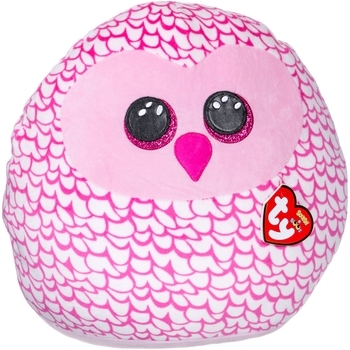 Подушка-іграшка TY Squish-a-Boos, Рожева сова Pinky, 40 см (39204) - Pampik