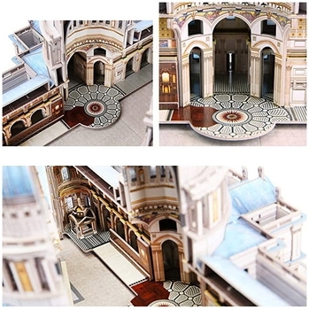 Тривимірна головоломка-конструктор CubicFun Собор Святого Павла (MC270h) - Pampik - 10