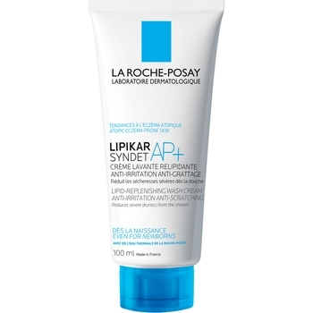 Подарунок. Ліпідововідновлюючий крем-гель, що очищає, La Roche-Posay Lipikar Syndet AP+ для обличчя і тіла, 100 мл - Pampik