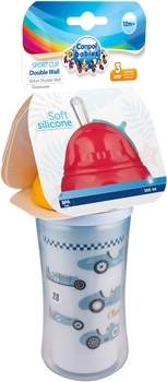 Поильник с силиконовым носиком Canpol Babies Автомобиль, двойная стенка, 260 мл - Pampik - 4