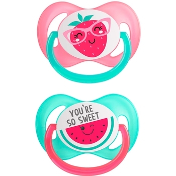 Пустышка Canpol Babies So Cool силиконовая симметричная, 18+ мес., бирюзовый, розовый, 2 шт. - Pampik