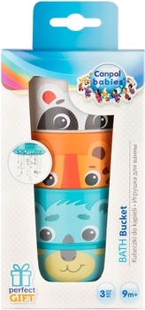 Іграшка-кружечки для купання Canpol Babies Hello Little, 3 шт. - Pampik - 7