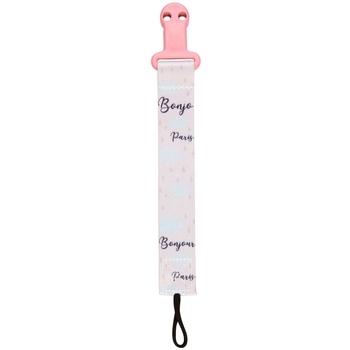 Цепочка к пустышке Canpol Babies Bonjour Paris, розовый - Pampik