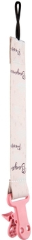 Цепочка к пустышке Canpol Babies Bonjour Paris, розовый - Pampik - 3