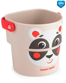 Іграшка-кружечки для купання Canpol Babies Hello Little, 3 шт. - Pampik - 3