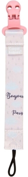 Цепочка к пустышке Canpol Babies Bonjour Paris, розовый - Pampik - 2