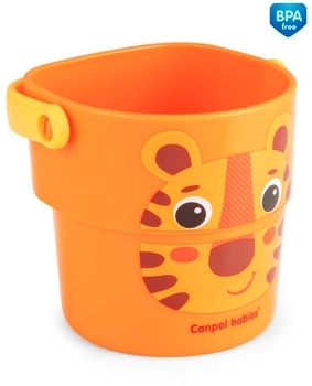 Іграшка-кружечки для купання Canpol Babies Hello Little, 3 шт. - Pampik - 2