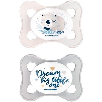 Пустушка Canpol Babies Mini силіконова симетрична, 0-2 міс., сірий, 2 шт. - Pampik