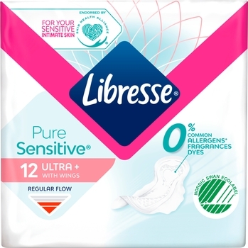 Гигиенические прокладки Libresse Pure Sensitive Ultra Normal, 12 шт. - Pampik - 2