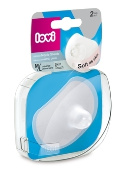 Накладки на груди Lovi Skin Touch силіконові, р.M/L, 2 шт. - Pampik - 2
