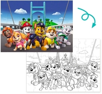 Пазл 2 в 1 Dodo Paw Patrol, 60 элементов (200162) - Pampik - 4