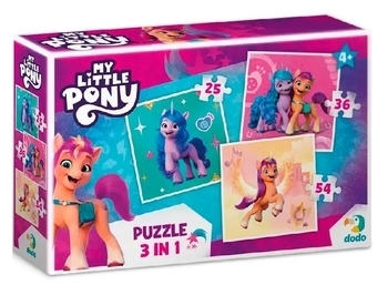 Пазл 3 в 1 DoDo My Little Pony (200385) - Pampik
