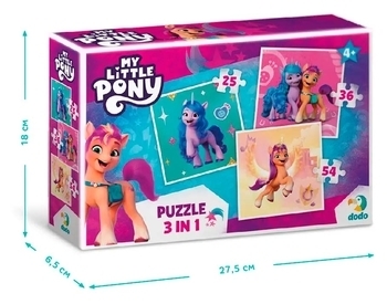 Пазл 3 в 1 DoDo My Little Pony (200385) - Pampik - 2